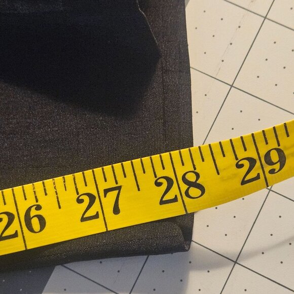 Alberto Makali Womens Black Textured Checkered Pants Size 8 Silk Blend Slim Fit - Picture 13 of 15